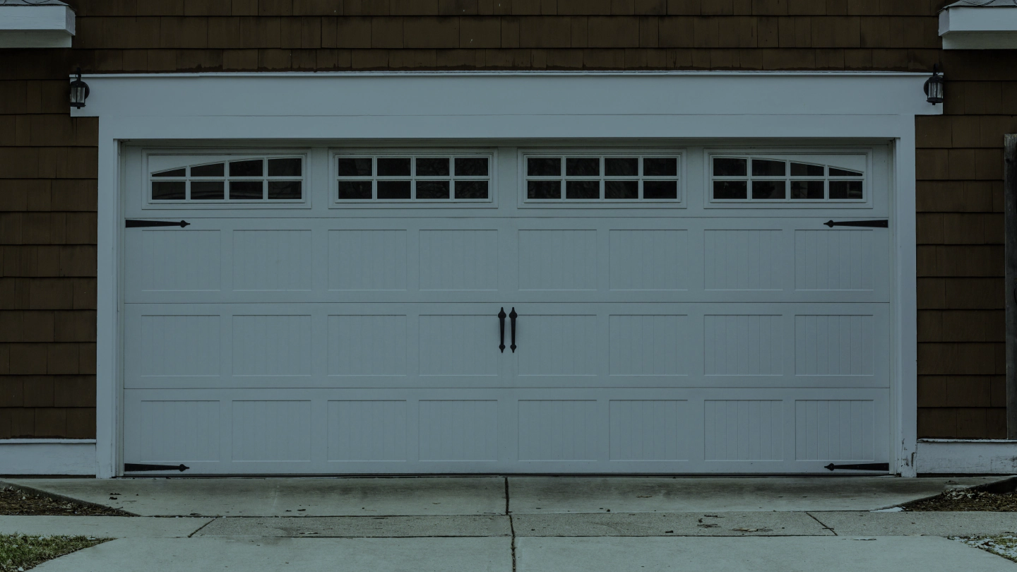elegant side hinged garage door