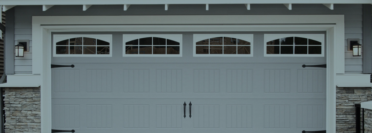 modern side hinged garage door
