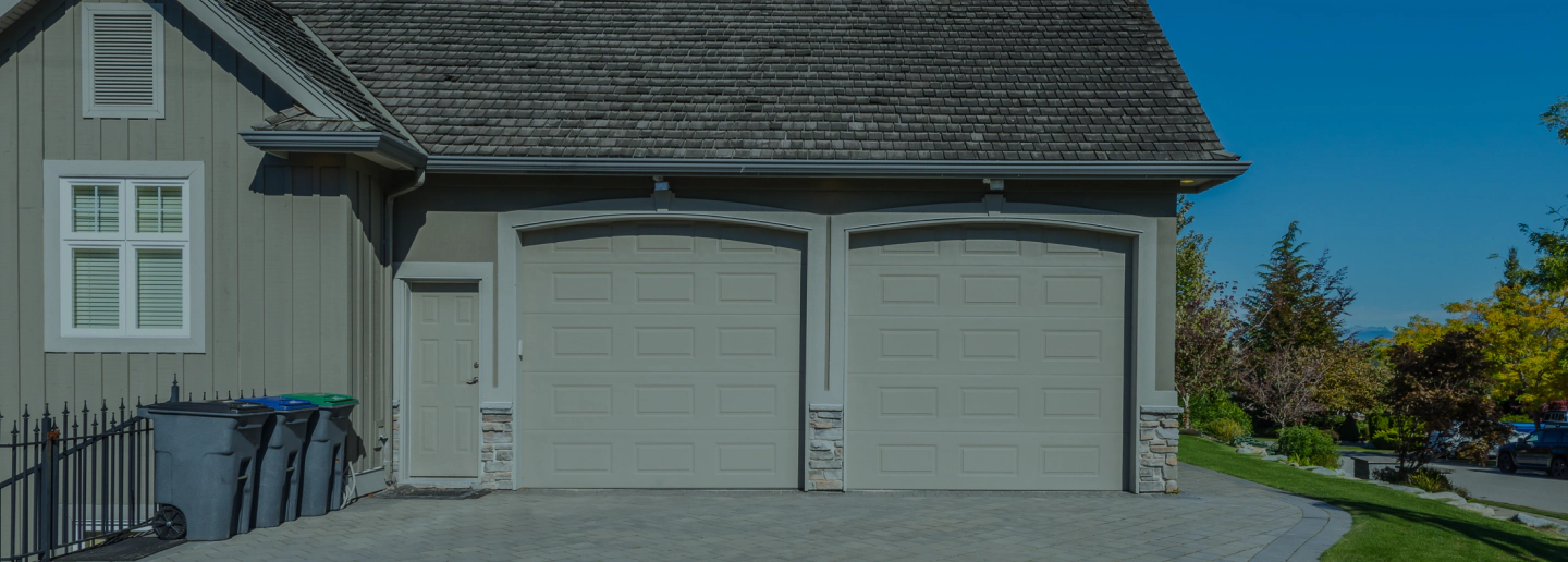 two sectional garage door